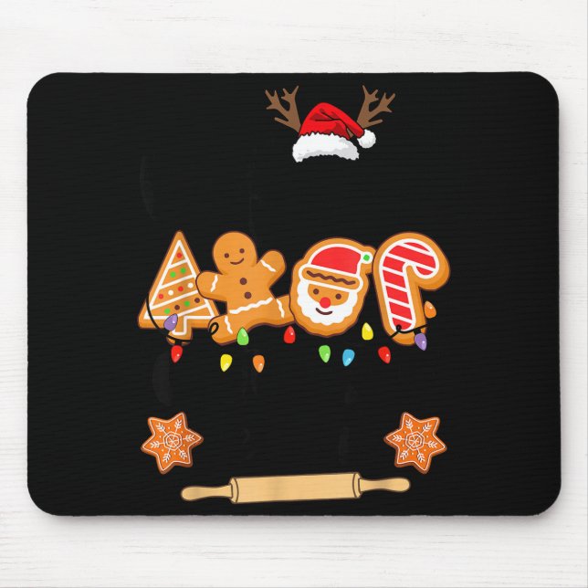 Christmas Cookie Tester Family Baking Team Cookie  Mouse Pad (Front)