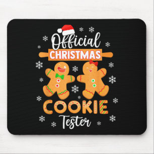 Christmas Cookie Tester Taster Baking Crew Toddle  Mouse Pad