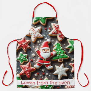 Christmas Cookies Add Text Loven From The Oven Apron