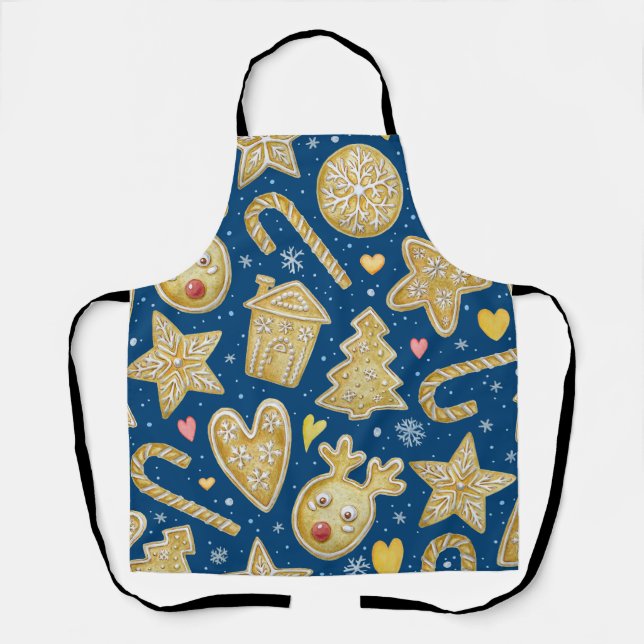 Christmas Cookies All-Over Print Apron (Front)