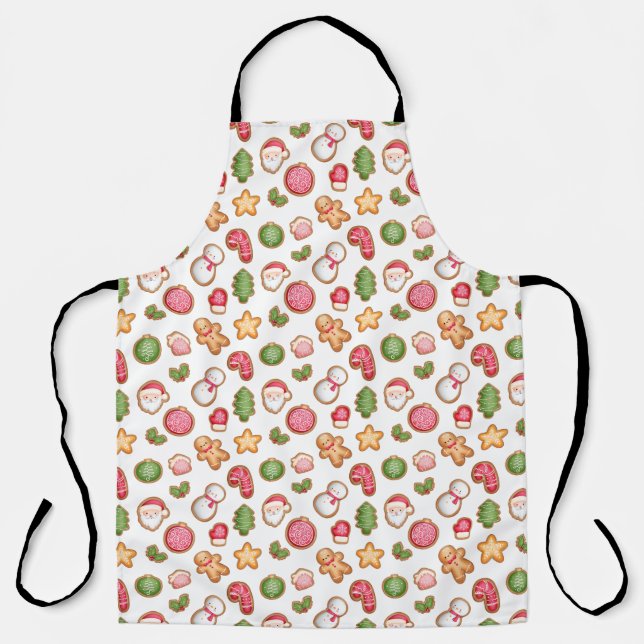 Christmas Cookies All-Over Print Apron (Front)