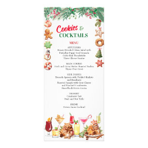 Christmas Cookies and Cocktails Holiday Party Menu
