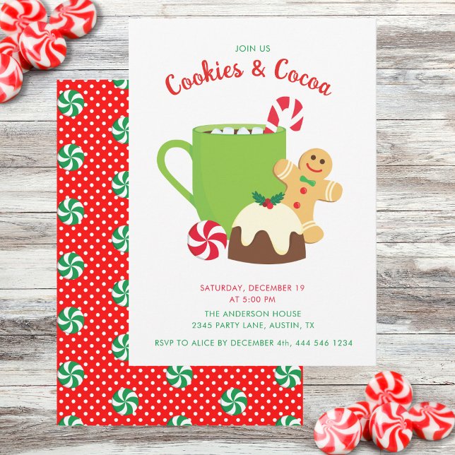 CHRISTMAS COOKIES AND COCOA INVITATION (Creator Uploaded)