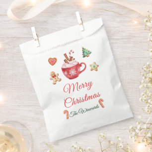 Christmas Cookies and Cocoa Party Favour Bag