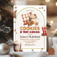 Christmas Cookies and Hot Cocoa Boys Birthday