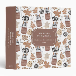 Christmas Cookies and Hot Cocoa Holiday Baking Binder