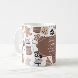 Christmas Cookies and Hot Cocoa Holiday Baking Coffee Mug