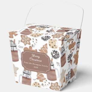 Christmas Cookies and Hot Cocoa Holiday Baking Favor Box