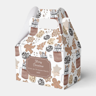 Christmas Cookies and Hot Cocoa Holiday Baking Favor Box