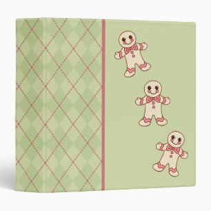 Christmas Cookies  Argyle Scrapbook Binder