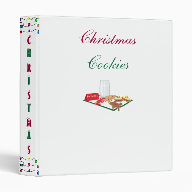 Christmas Cookies - binders (Front/Spine)
