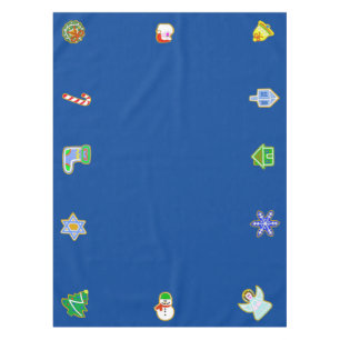 Christmas Cookies Chrismukkah Tablecloth