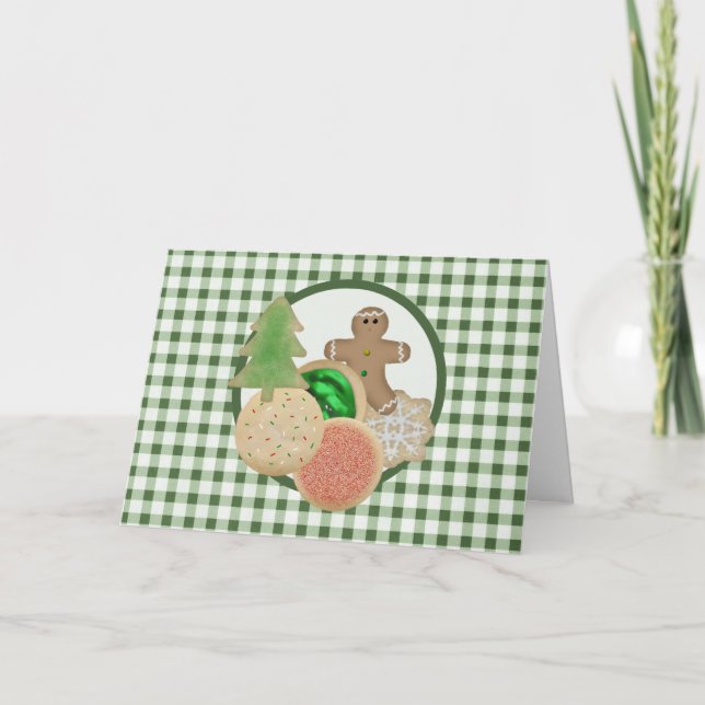 Christmas Cookies Christmas Card (Front)