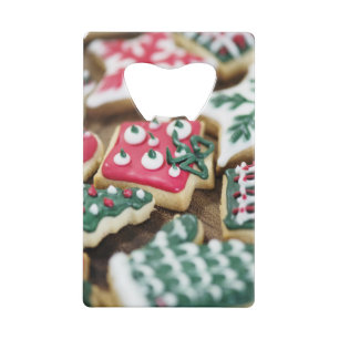 Christmas Cookies Credit Card Bottle Opener