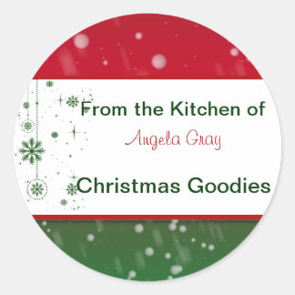 Christmas Cookies Exchange From the Kitchen Baking Classic Round Sticker