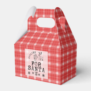 Christmas Cookies for Santa Gable Favour Box