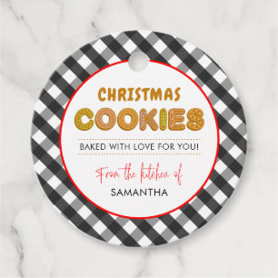 Christmas Cookies From The Kitchen of Favour Tags