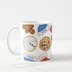 Christmas Cookies Gingerbread Man Custom Name Coffee Mug