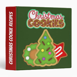 Christmas cookies Holiday Binder
