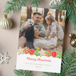 CHRISTMAS COOKIES HOLIDAY CARD<br><div class="desc">Cute Christmas cookies for the perfect celebration</div>