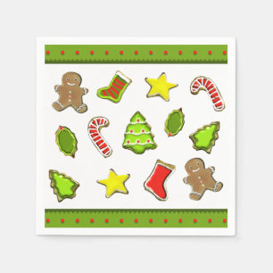 Christmas Cookies Holiday Party Napkin
