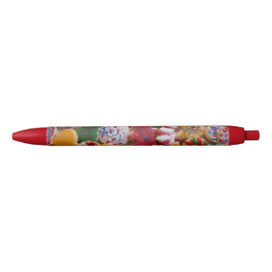 Christmas Cookies I Colourful Holiday Baking Black Ink Pen