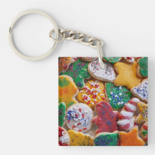 Christmas Cookies I Colourful Holiday Baking Keychain