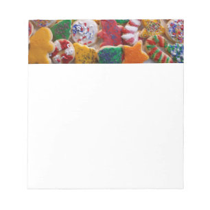 Christmas Cookies I Colourful Holiday Baking Notepad