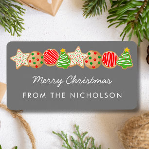 CHRISTMAS COOKIES LABEL