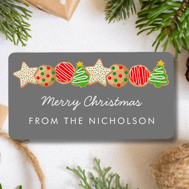 CHRISTMAS COOKIES LABEL (Creator Uploaded)