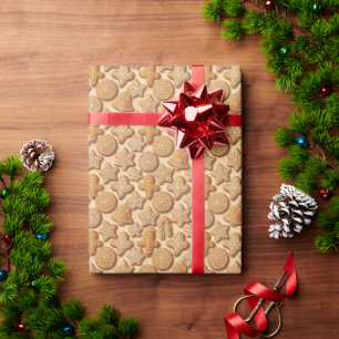 Christmas Cookies Mix Festive Holiday Baking Wrapping Paper