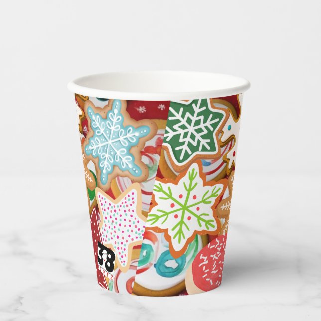 Christmas Cookies Paper Cups (Front)