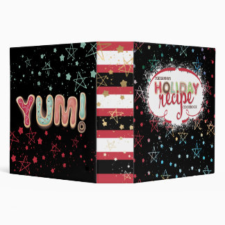 Christmas cookies personalized recipe cookbook 3 r binder