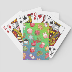Christmas Cookies Playing Cards