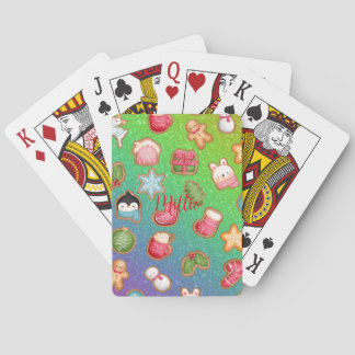 Christmas Cookies Playing Cards