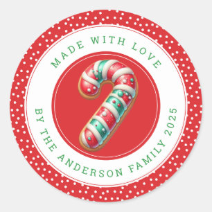 Christmas Cookies Round Stickers