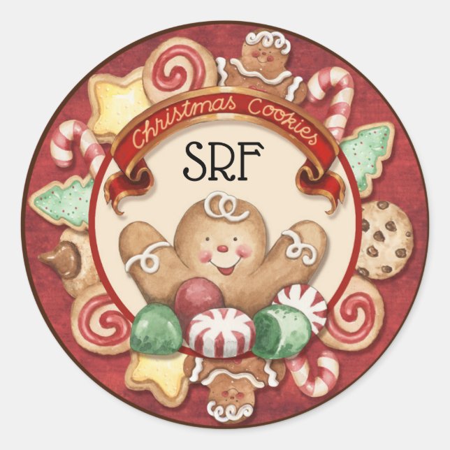 Christmas Cookies Sticker (Front)
