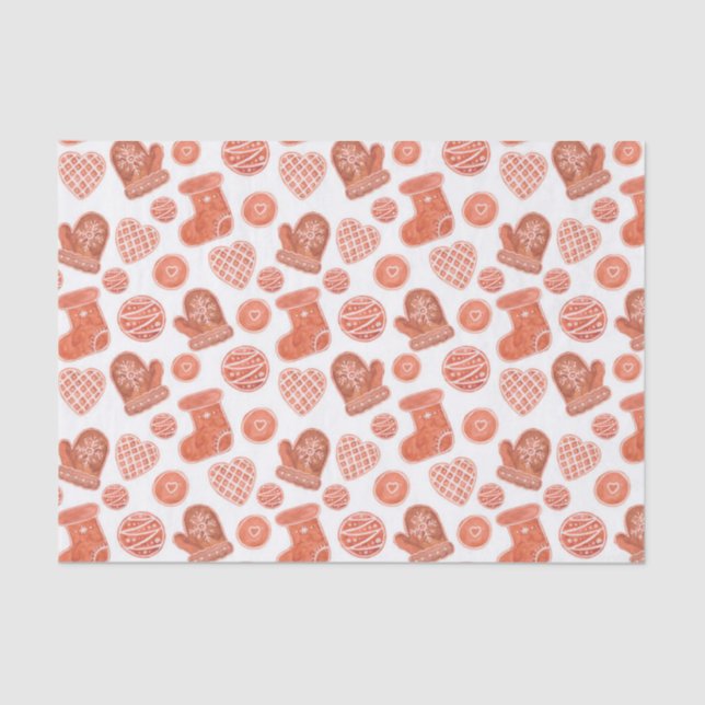 Christmas Cookies Tissue Paper (Front)