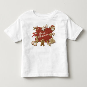 Christmas cookies toddler t-shirt