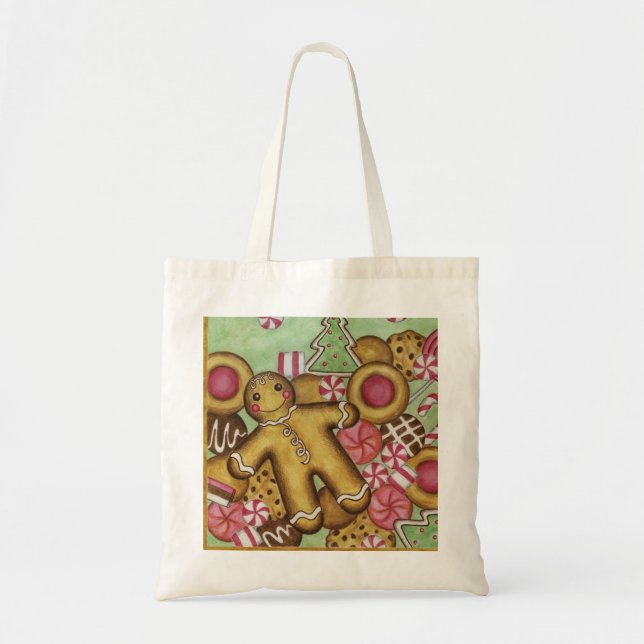 Christmas Cookies Tote Gift Bag (Front)