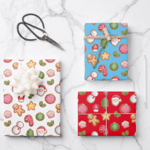 Christmas Cookies Wrapping Paper Sheet