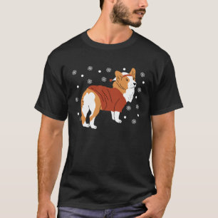 Christmas Corgi Dog Cute Dogs  Xmas T-Shirt