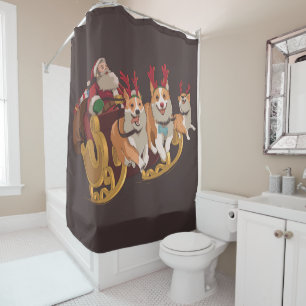 Christmas corgis