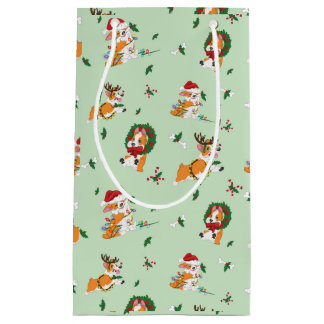 Christmas Corgis Gift Bag
