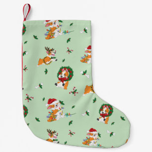 Christmas Corgis Stocking