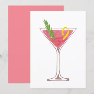 Christmas Cosmopolitan Invitations