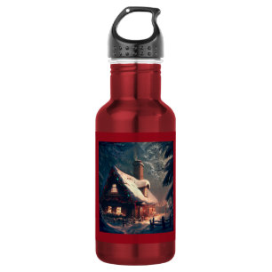 Christmas Cottage 2 532 Ml Water Bottle