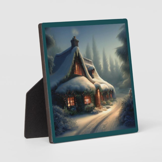 Christmas Cottage 4 Plaque (Front)