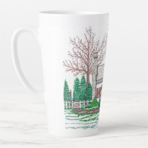 Christmas Cottage Large Latte Mug