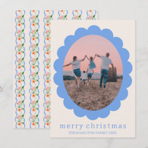 Christmas Cottagecore Coquette Grandmillennial Holiday Card